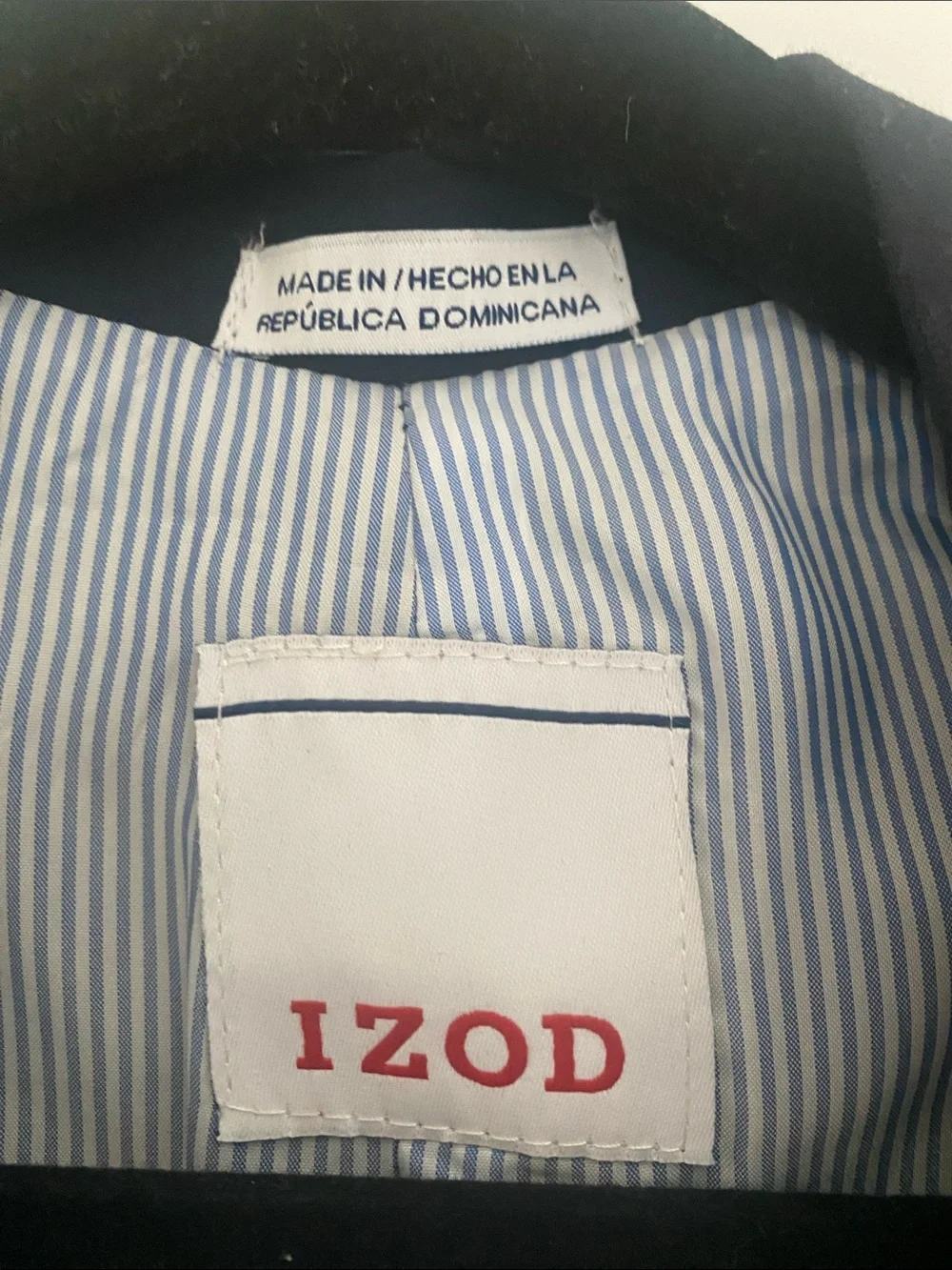 IZOD Youth 16 Navy Sport Coat with Gold Buttons and Red Pocket Square